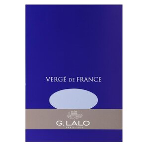 Bloc Vergé A5 50 feuilles 100g Bleu G.LALO