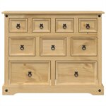 vidaXL Commode Corona 103x46x83 cm bois massif de pin