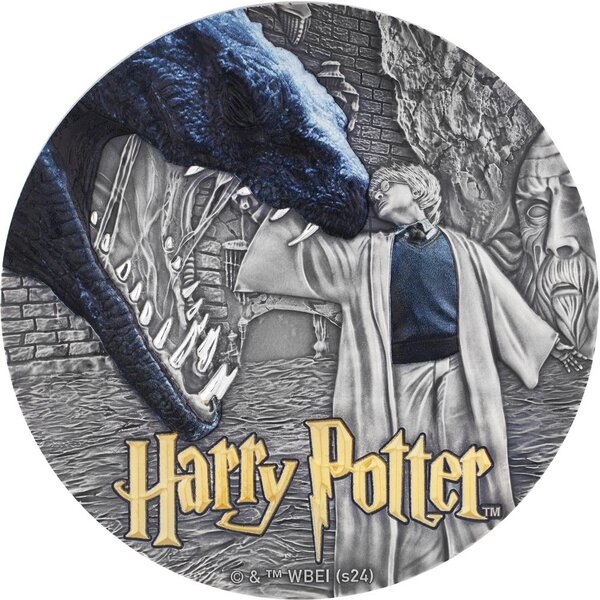 Pièce de monnaie en Argent 15 Dollars g 200 Millésime 2024 HARRY POTTER AND THE CHAMBER OF SECRETS