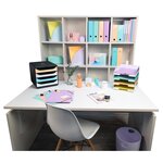 Porte-revues Mag-cube Aquarel - Mauve - X 6 - Exacompta