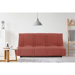 Banquette clic clac 3 places - Terracotta -193 x 92 cm - LENA