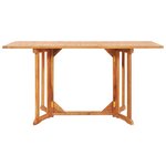 vidaXL Table pliable de jardin papillon 150x90x75 cm Bois teck solide