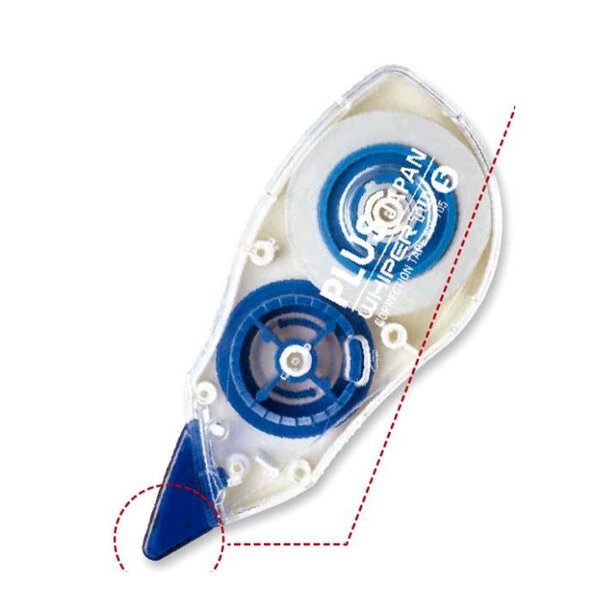 Roller de Correction TW 2 Way 12m x 5mm Bleu PLUS JAPAN