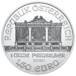 Pièce de monnaie 1,50 euro Autriche 2020 1 once argent – Philharmonique (édition de Noël)