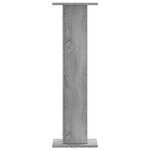 vidaXL Supports pour plantes 2 Pièces sonoma gris bois d'ingénierie