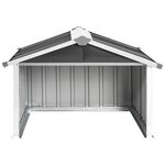 vidaXL Abri pour robot de jardin 92x97x63cm Acier galvanisé Anthracite