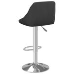 vidaXL Tabourets de bar lot de 2 noir velours