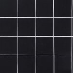 vidaXL Coussins de palette lot de 3 motif à carreaux noir tissu