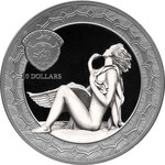 Pièce de monnaie en Argent 10 Dollars g 62.2 (2 oz) Millésime 2019 Eternal Sculptures LEDA AND SWAN