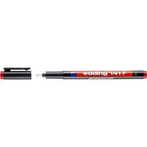 Feutre Permanent 141F Rouge Pointe Fine 0 6 mm EDDING