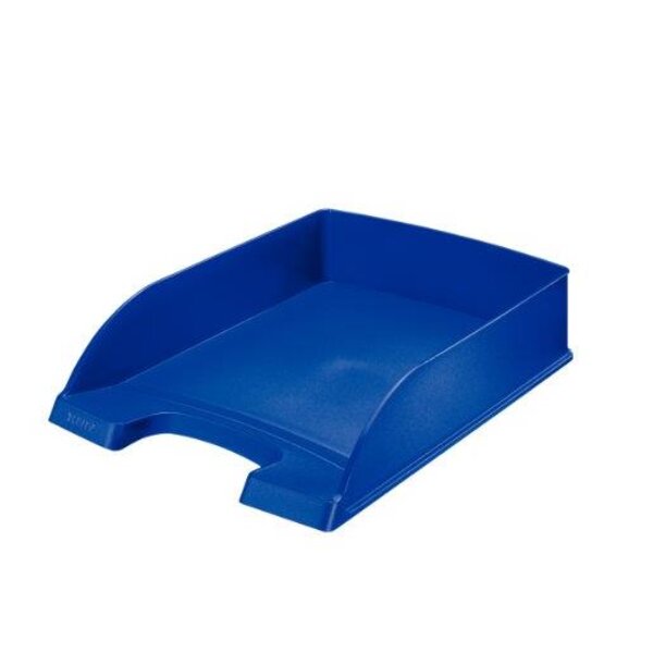 Plus Corbeille à courrier Hauteur 70mm Bleu LEITZ