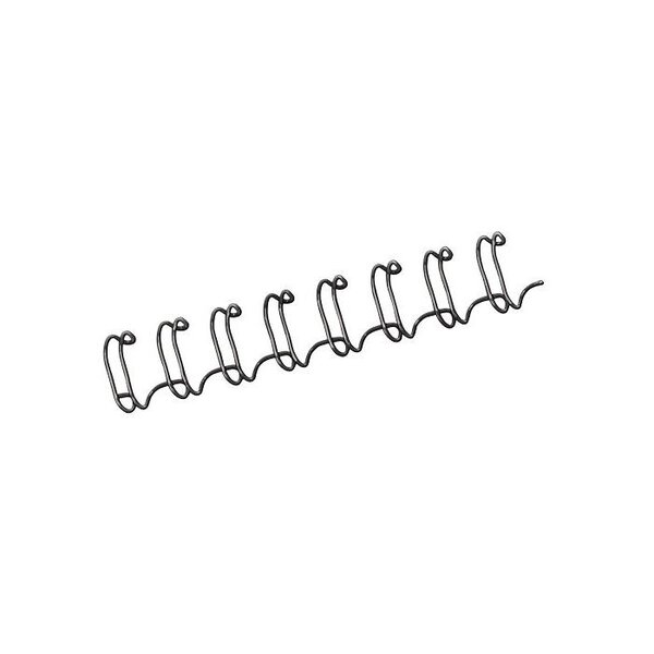 Pack de 100 Baguettes à Anneaux Métalliques A4 14 mm Noir FELLOWES