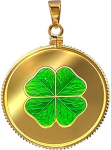 Monnaie CLOVER Pendant Argent 1$ Niue 2026