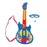 PAT PATROUILLE - Guitare Électronique Lumineuse 59cm - Lunettes et Micro