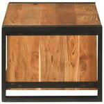 vidaXL Table Basse 90x50x38 cm Bois Massif Acacia