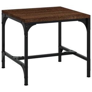 vidaXL Table d'appoint Chêne marron 40x40x35 cm Bois d'ingénierie