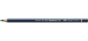 Crayon de couleur polychromos mine 3 8mm à l'huile indigo foncé x 6 faber-castell