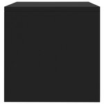 vidaXL Tables de chevet 2 Pièces Noir 40x30x30 cm Bois d'ingénierie