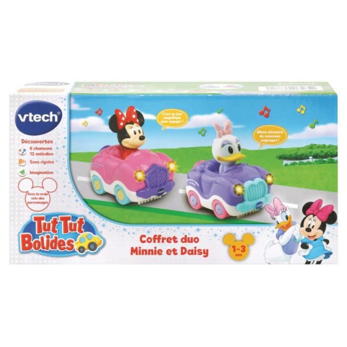 VTECH - Tut Tut Bolides Mickey - Coffret Duo - Cabriolet de Minnie