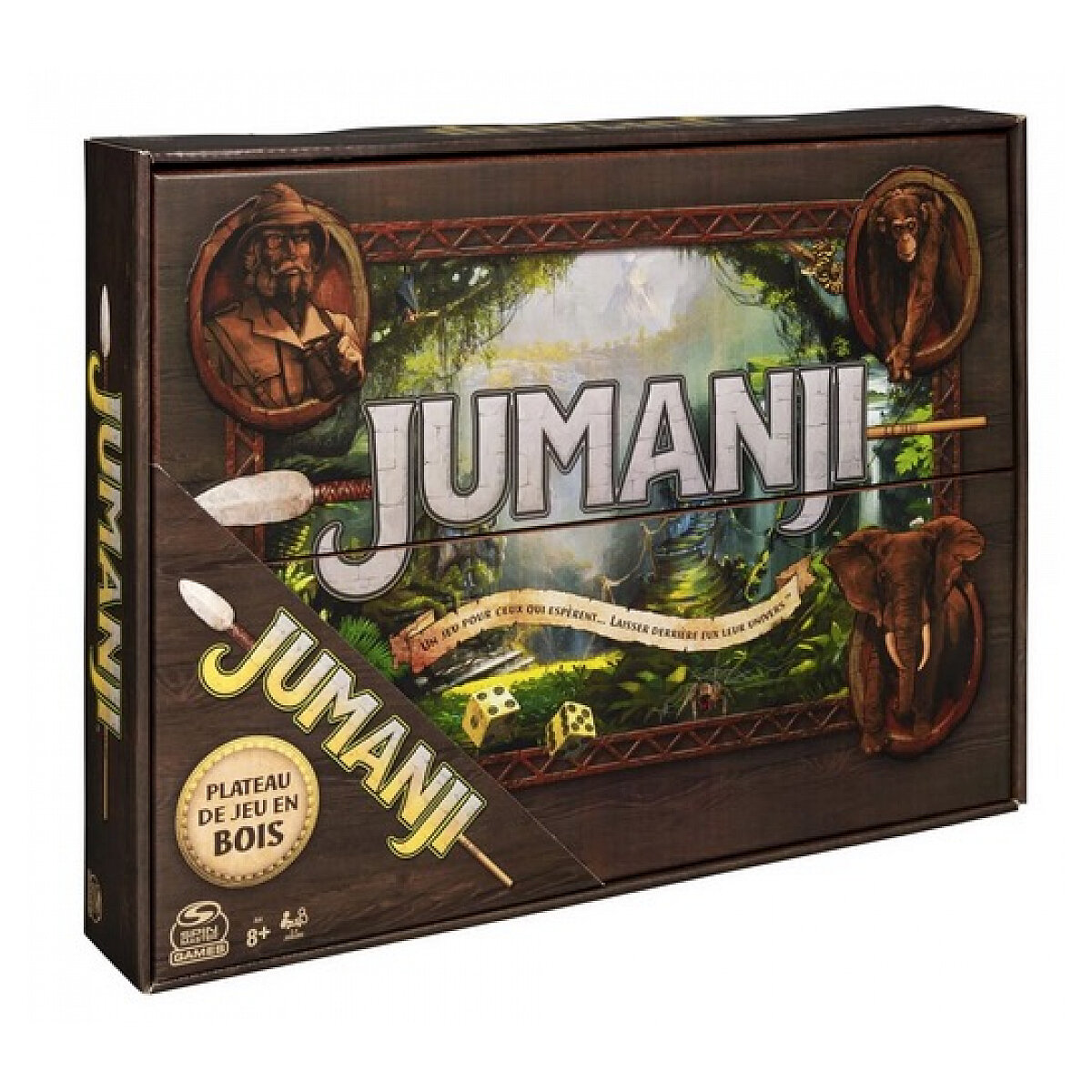 Jumanji The Game Real Wooden Box Edition du jeu de société d