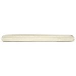 vidaXL Coussins de palette pour banc 2 Pièces Crème 200x40x8 cm Tissu Oxford