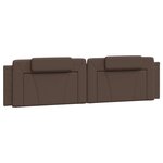 vidaXL Cadre de lit sans matelas marron 200x200 cm similicuir