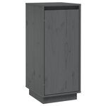 vidaXL Buffets 2 Pièces Gris 31 5x34x75 cm Bois massif de pin