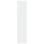 vidaXL Buffet haut blanc 40x41x185 cm bois d'ingénierie