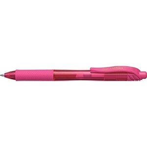 Pentel Stylo roller à encre gel EnerGel-X BL107 rose