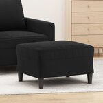 vidaXL Repose-pied Noir 60x50x41 cm Velours