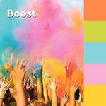 Notes couleurs boost super sticky post-it 76 x 76 mm - bloc de 90 feuilles - lot de 5