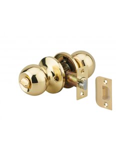 THIRARD - Serrure horizontale tubulaire en applique à condamnation pour porte d'entrée axe réglable doré 3 clés - THIRARD