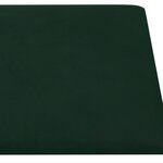 vidaXL Panneaux muraux 12 Pièces Vert foncé 60x30 cm Velours 2 16 m²