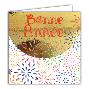 Carte Meilleurs Vœux avec Enveloppe Blanche 15x15cm