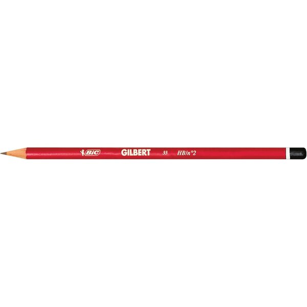 Crayon papier graphite ROND GILBERT Mine HB x 12 BIC