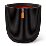 Capi Jardinière Groove 43x41 cm noir