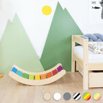 Planche d'équilibre ROKIT - bois massif couleurs pastel
