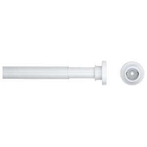 Sealskin Tringle de rideau de douche télescopique 80-130 cm blanc