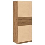 vidaXL Garde-robe chêne artisanal 80x50x200 cm bois d'ingénierie