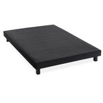 Ensemble sommier + matelas bois massif 160 x 200 cm