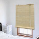 vidaXL Store roulant en bambou 100 x 220 cm Naturel