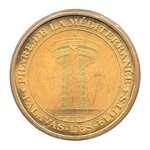 Mini médaille monnaie de paris 2009 - phare de la méditerranée