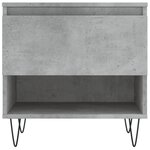 vidaXL Tables basses 2 Pièces gris béton 50x46x50 cm bois d'ingénierie