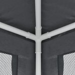 vidaXL Tente de fête 4 parois latérales en maille Anthracite 2.5x2.5 m