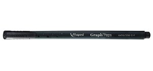 Feutre Fineliner Graph'PEPs Pte métal Tracé 0,4 mm Noir MAPED