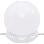 vidaXL Coiffeuse avec LED Gris béton 86 5x35x136 cm