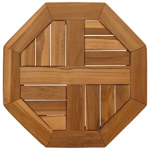 vidaXL Dessus de table 40x40x2 5 cm octogonal bois de teck massif