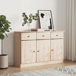 vidaXL Buffet ALTA 112x35x73 cm bois massif de pin