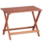 vidaXL Ensemble à manger d'extérieur 4 Pièces pour enfants Eucalyptus