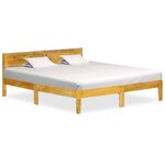 vidaXL Cadre de lit Bois de manguier massif 180 cm
